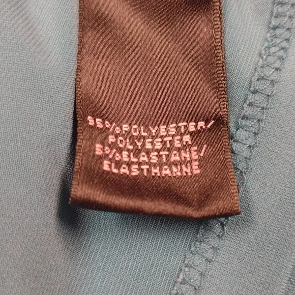 Lauren Ralph Lauren Asymmetrical Ruched Cowl Neck Dress in Blue Green - Picture 14 of 15